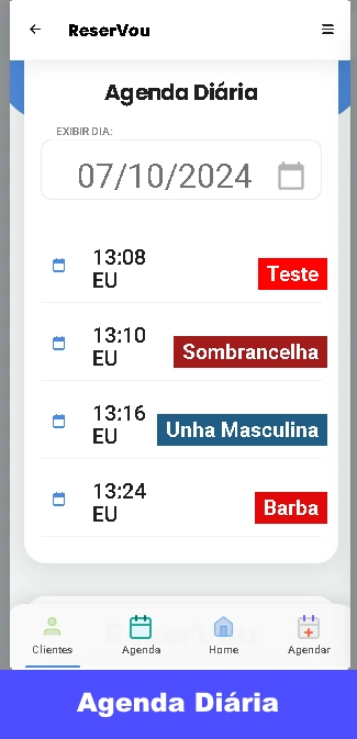 Aplicativo de Gestão com Autoagendamento